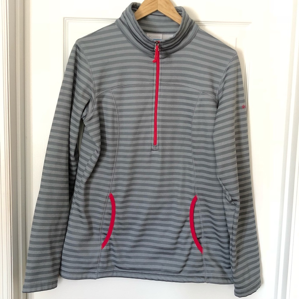Columbia Striped Pullover Sz M